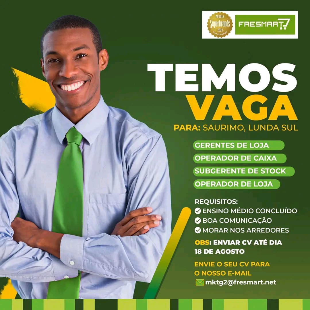 ABERTAS QUATRO(4) VAGAS NA FRESMART