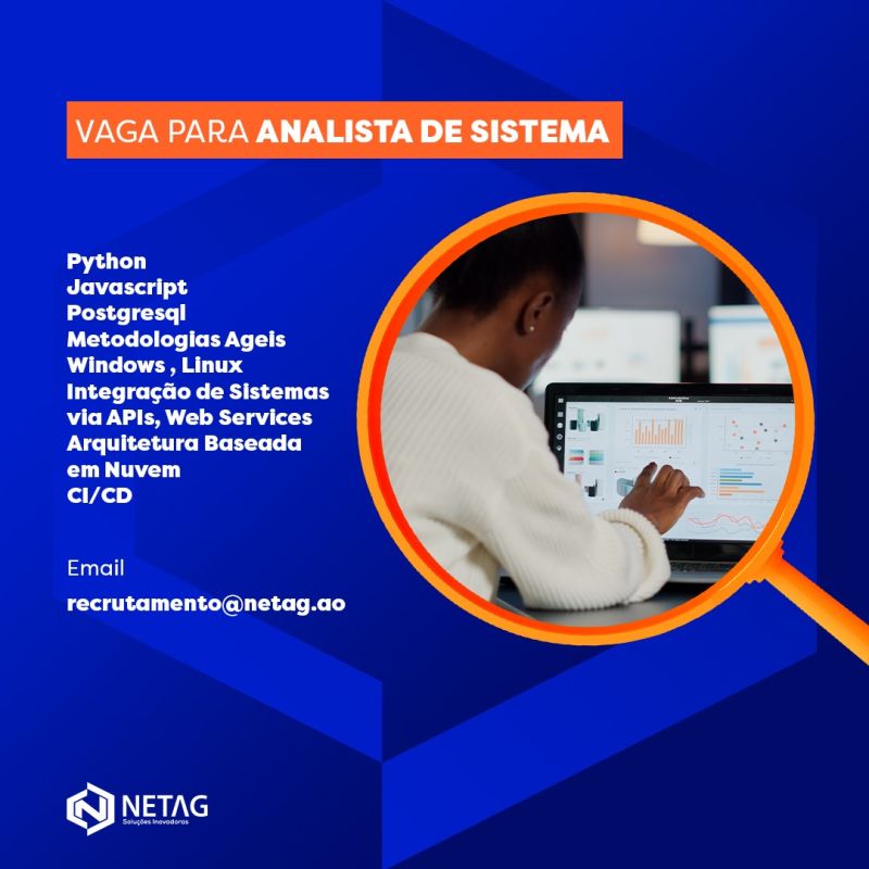 Estamos a recrutar um Analista de Sistemas