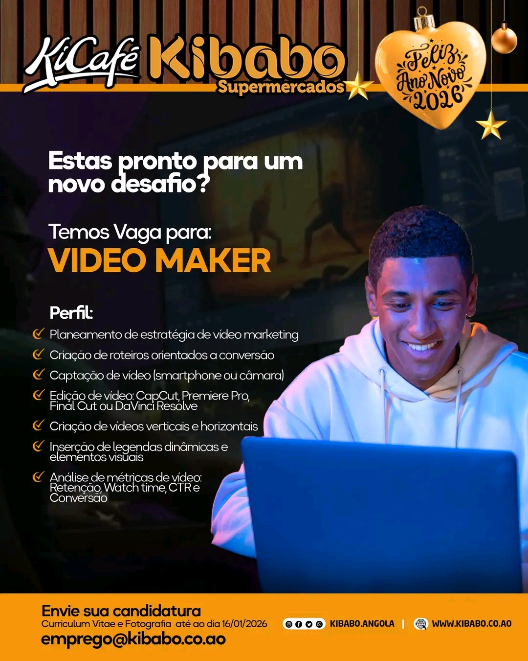 Vaga para Video Maker