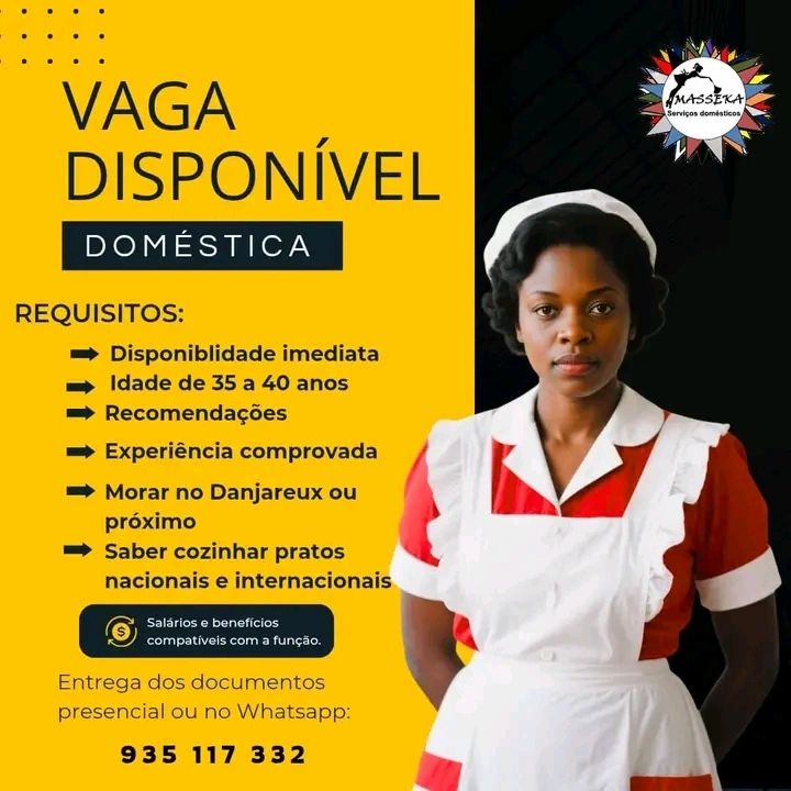 Vaga para Doméstica