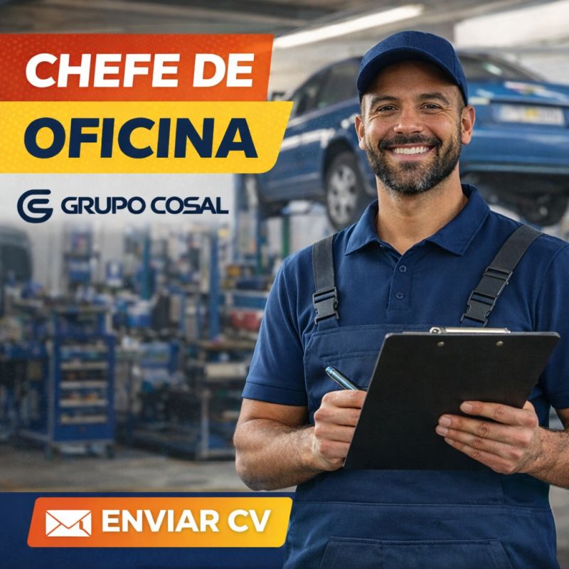 Vaga para Chefe de Oficinas