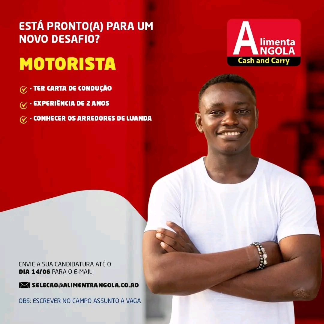 VAGA PARA MOTORISTA