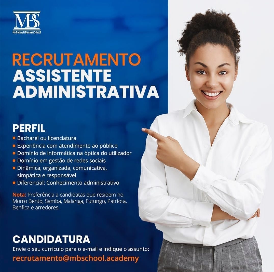 Vaga Para Assistente Administrativa Empregos Yoyota 4168