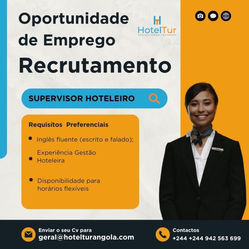 RECRUTAMENTO DE SUPERVISOR HOTELEIRO