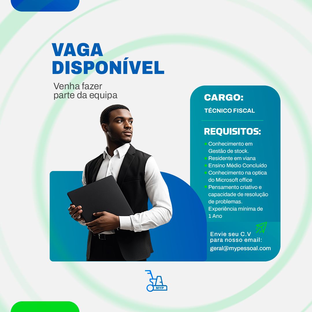 Vaga para Técnico Fiscal