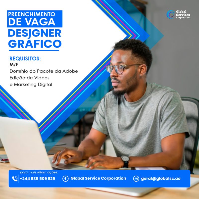 VAGA PARA DESIGNER GRÁFICO