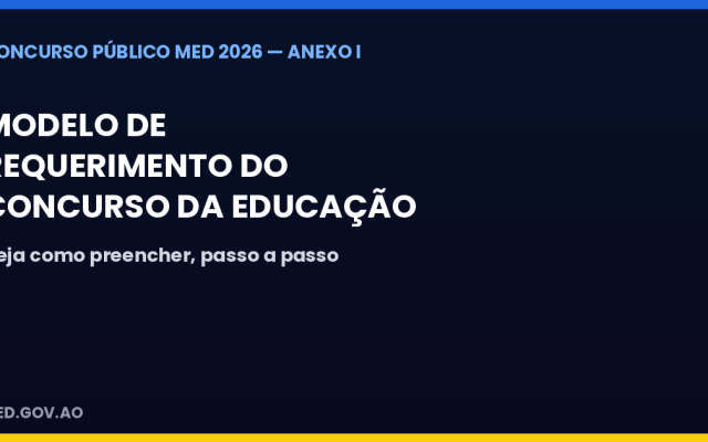 Modelo de Requerimento do Concurso Público da Educação
