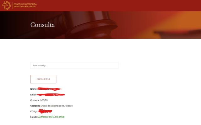 CONCURSO CSMJ: Resultados Provisório já estão disponíveis no site oficial