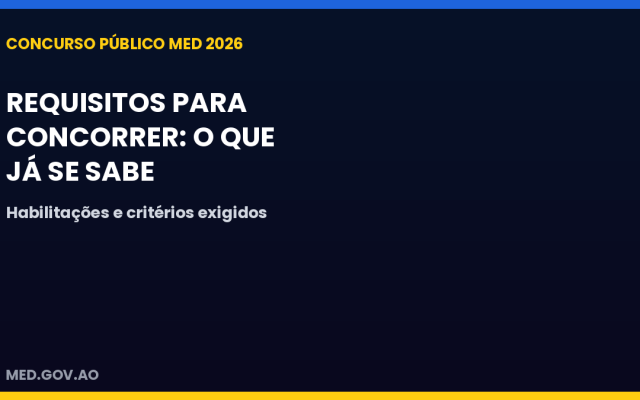 Requisitos para concorrer ao concurso de professores do MED: o que já se sabe