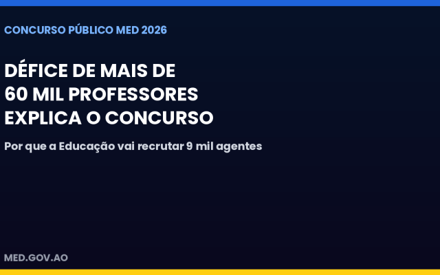 Défice de mais de 60 mil professores: por que a Educação vai recrutar 9.000 agentes